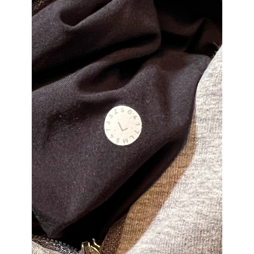 Lululemon Grey Jogger Sweatpants Size L Casual‎ Lounge Zip Pocket - Picture 6 of 12